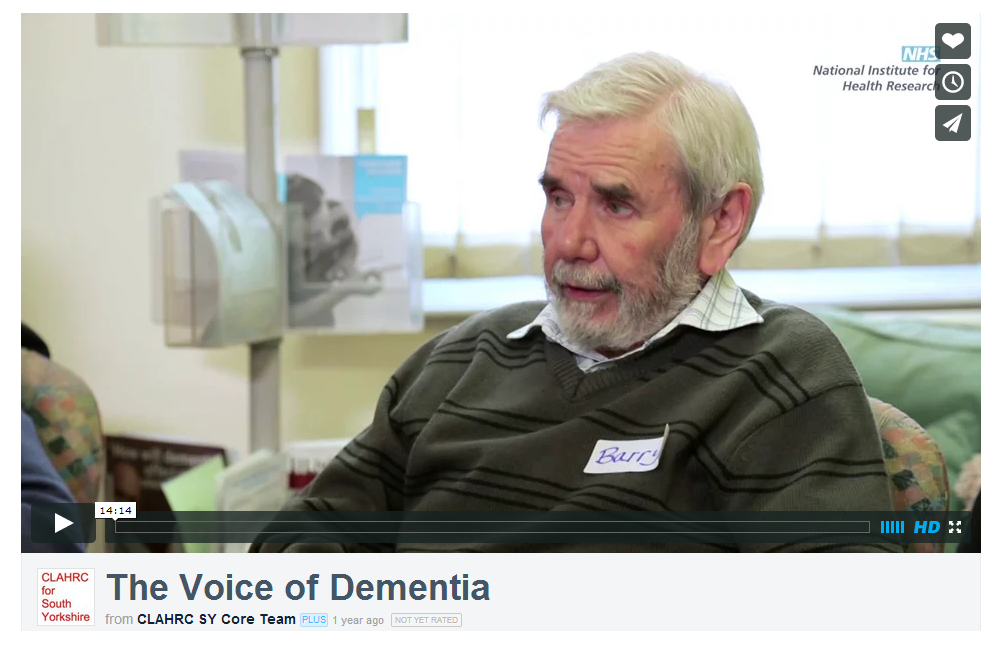 The voice of dementia